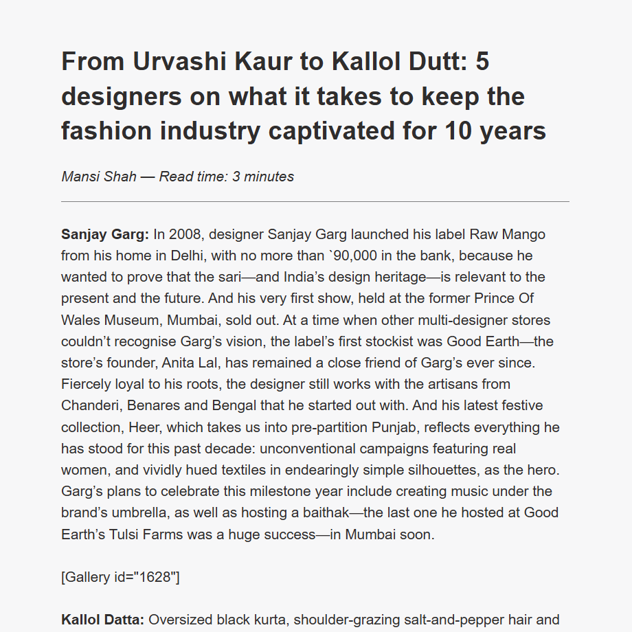 ELLE India - The Graduates, Oct 2018