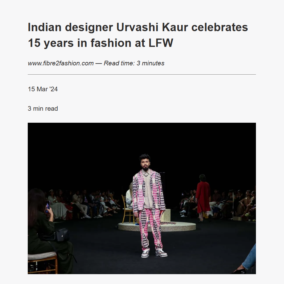 Fibre2Fashion, Mar 2024